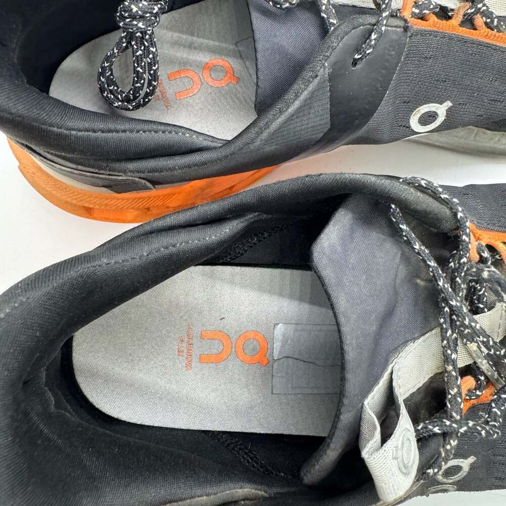 On Running Men's Cloudnova Flux Sneakers Black / Flame Size US 11.5 - Picture 6 of 6